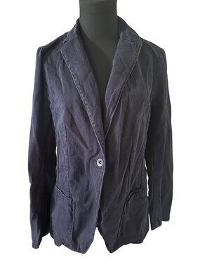 Banana Republic blue striped jacket size 10